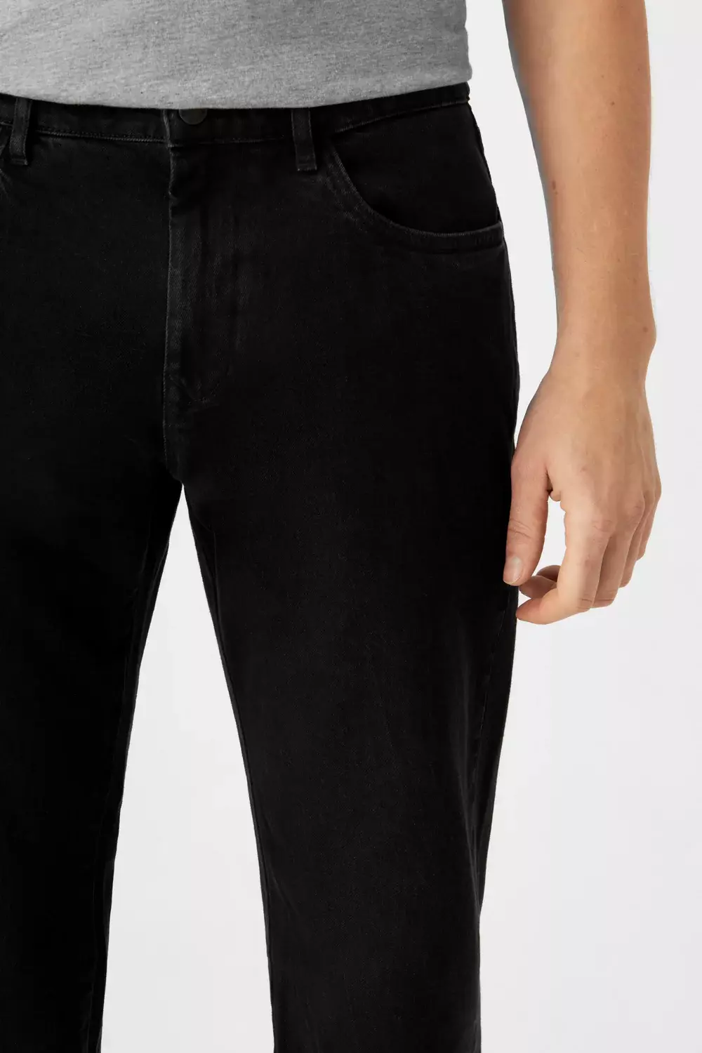 Dawn Dusk black Regular Straight Classic Jeans schwarz